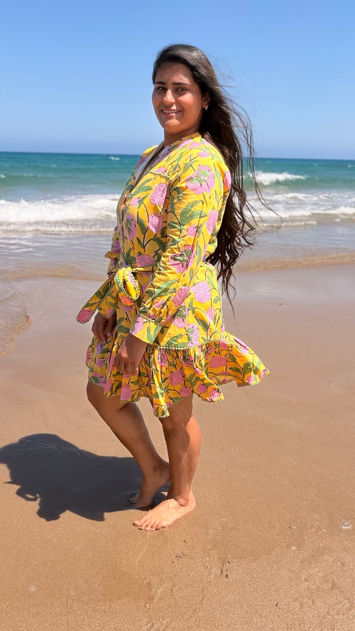 Sunrise Yellow short Dress