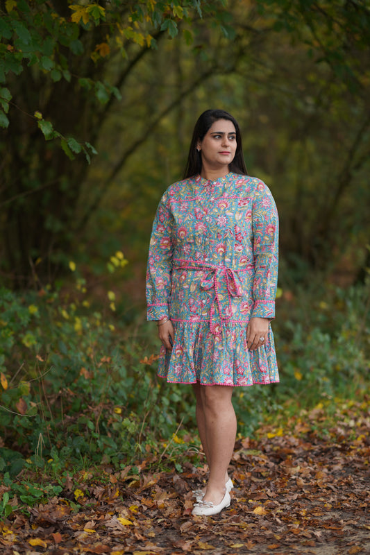 Midnight Multicolor Short Dress