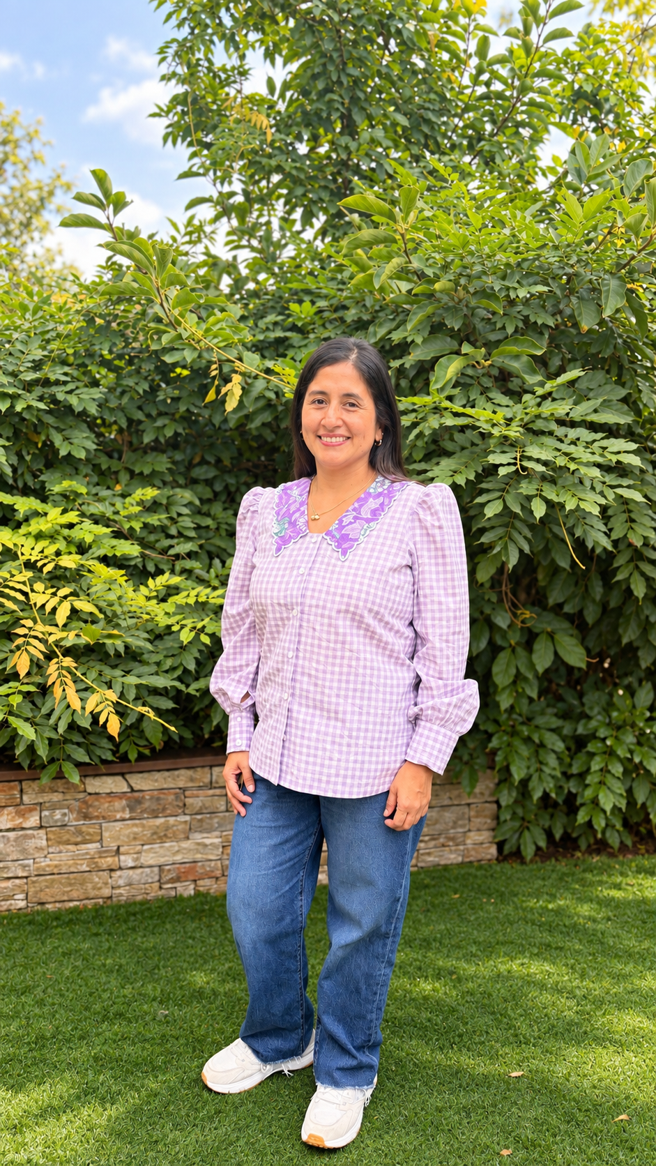 The Lavender Boom Blouse