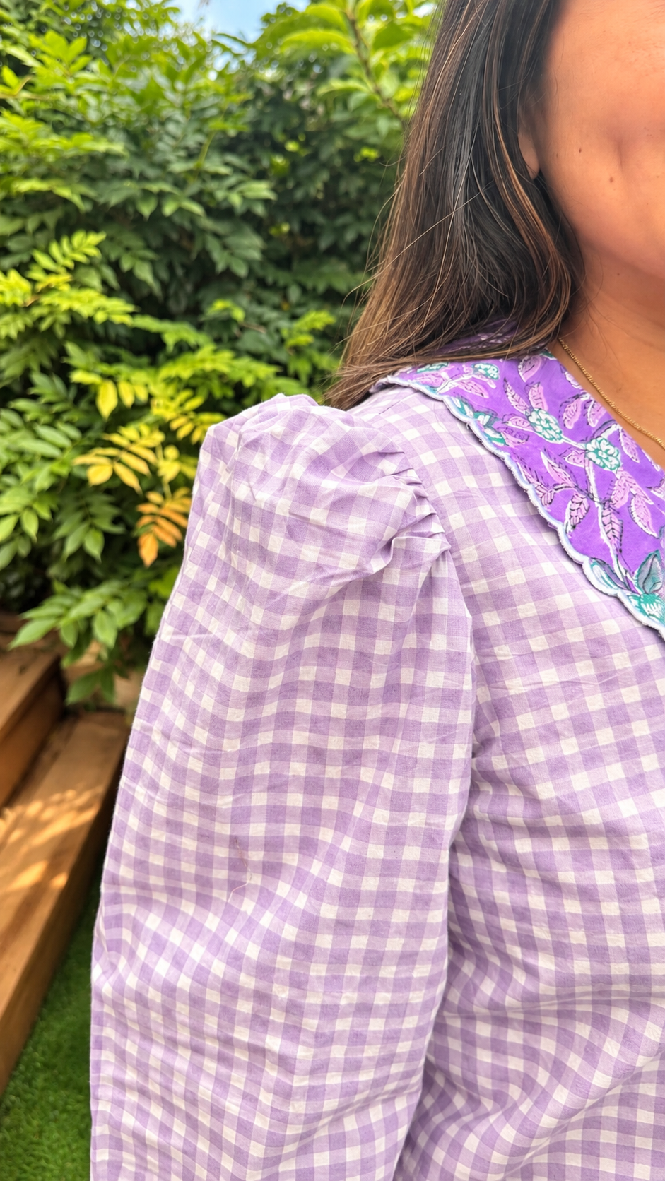 The Lavender Boom Blouse