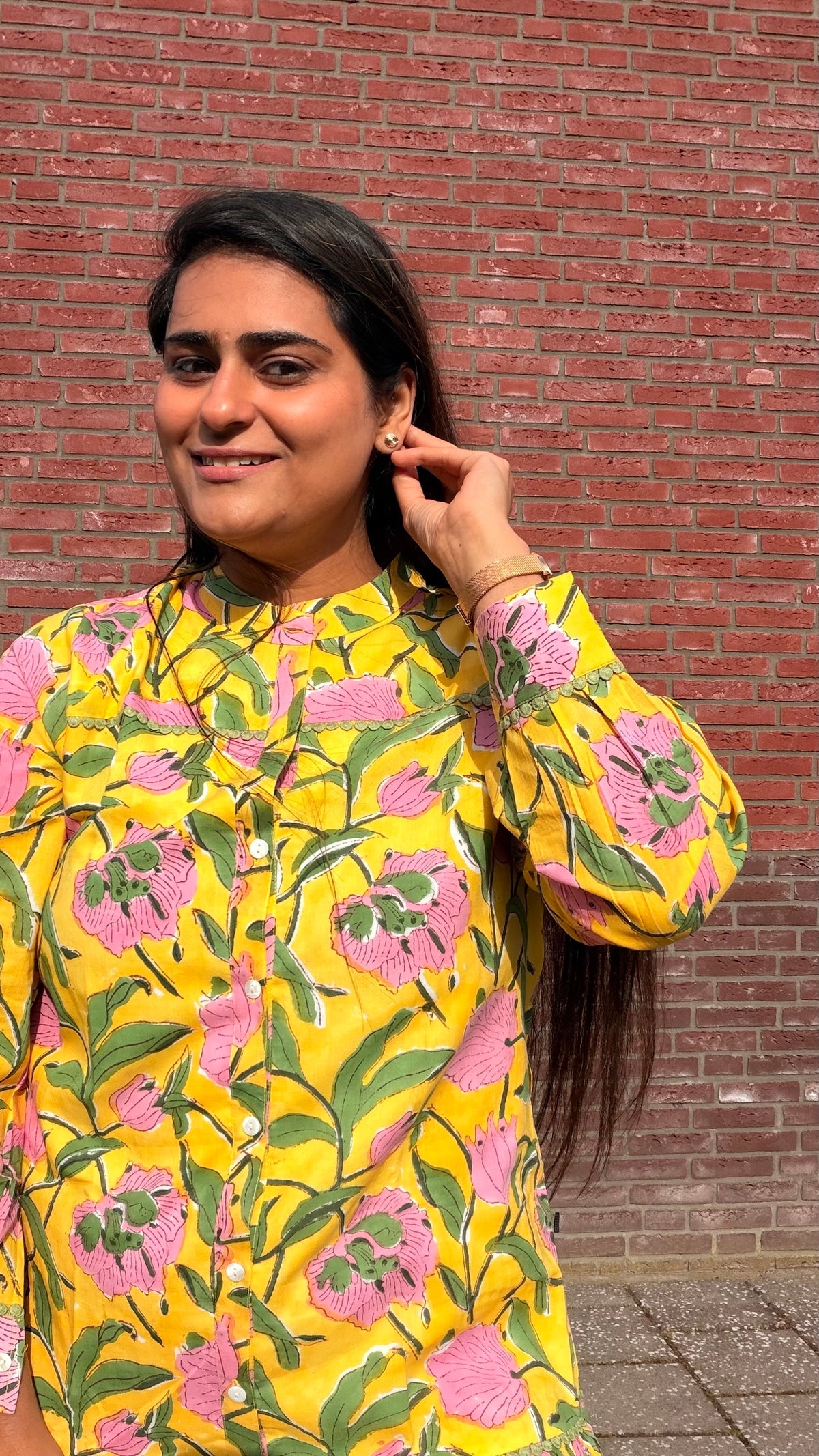 Sunrise Yellow short Dress