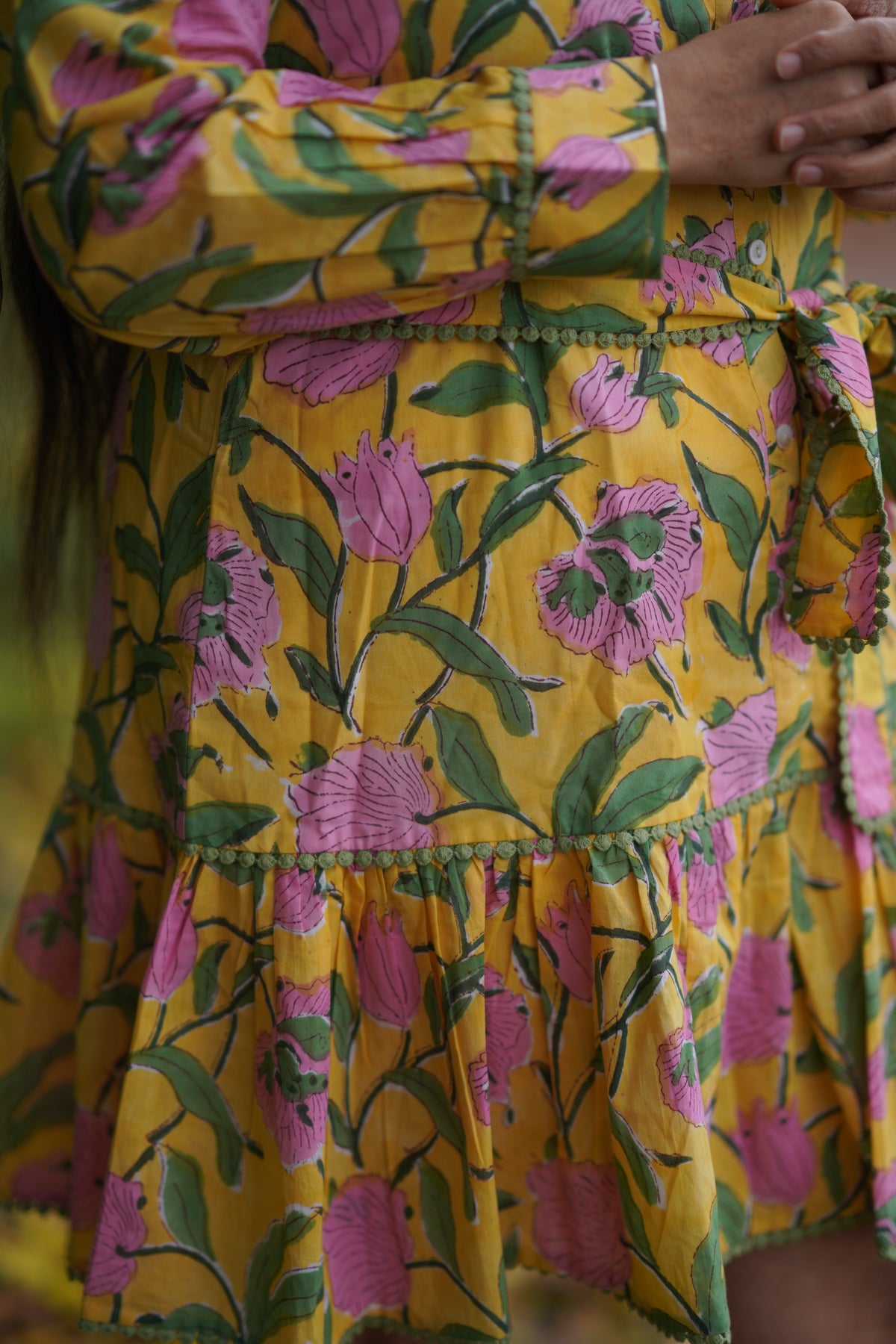 Sunrise Yellow short Dress
